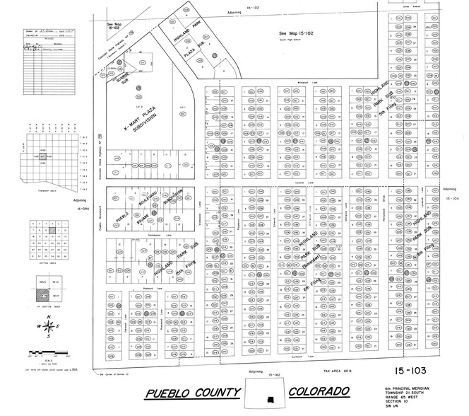 1936 Vinewood Ln, Pueblo, CO for sale - Plat Map - Image 3 of 3