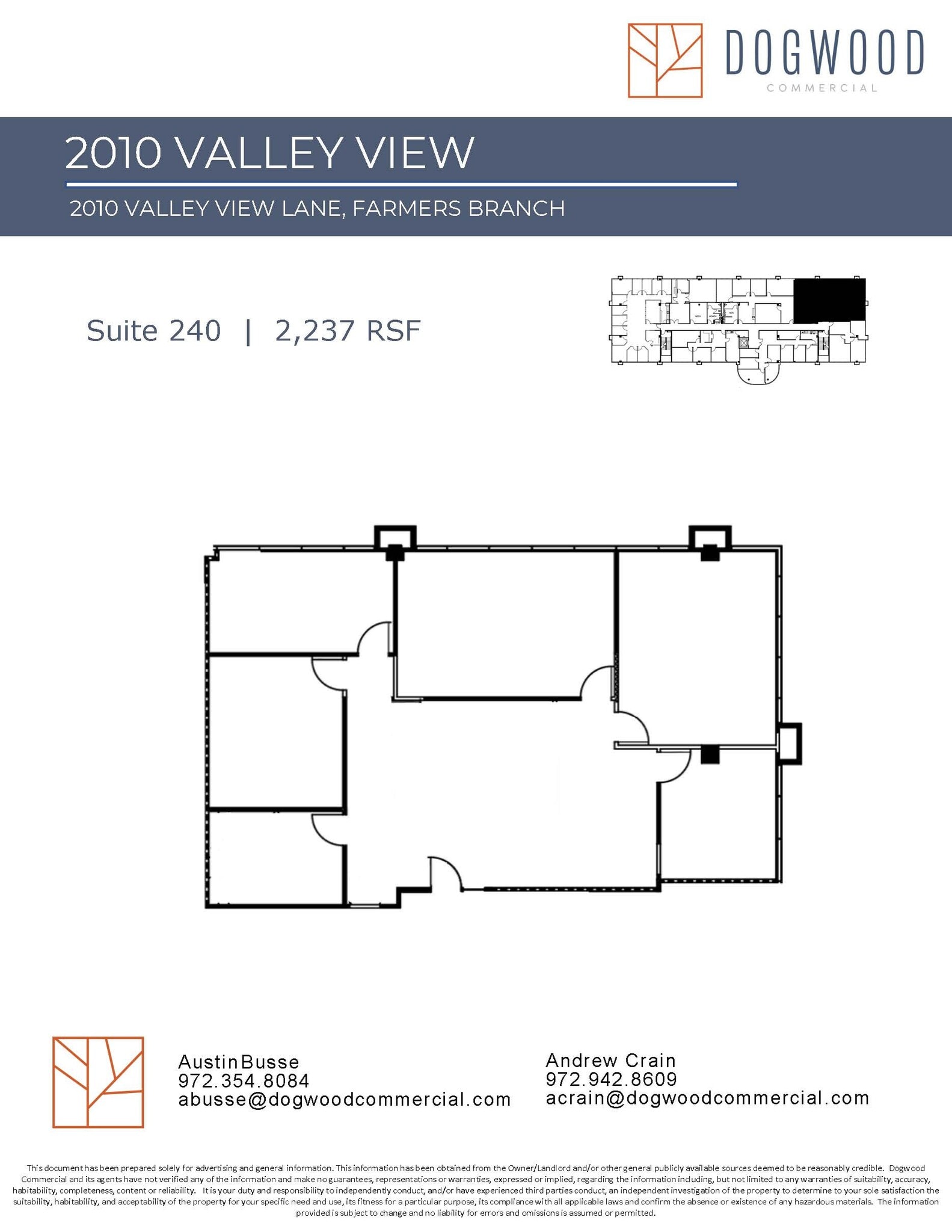 2010 Valley View Ln, Farmers Branch, TX to rent Floor Plan- Image 1 of 1