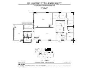 100 N Central Expy, Richardson, TX for rent Site Plan- Image 1 of 1