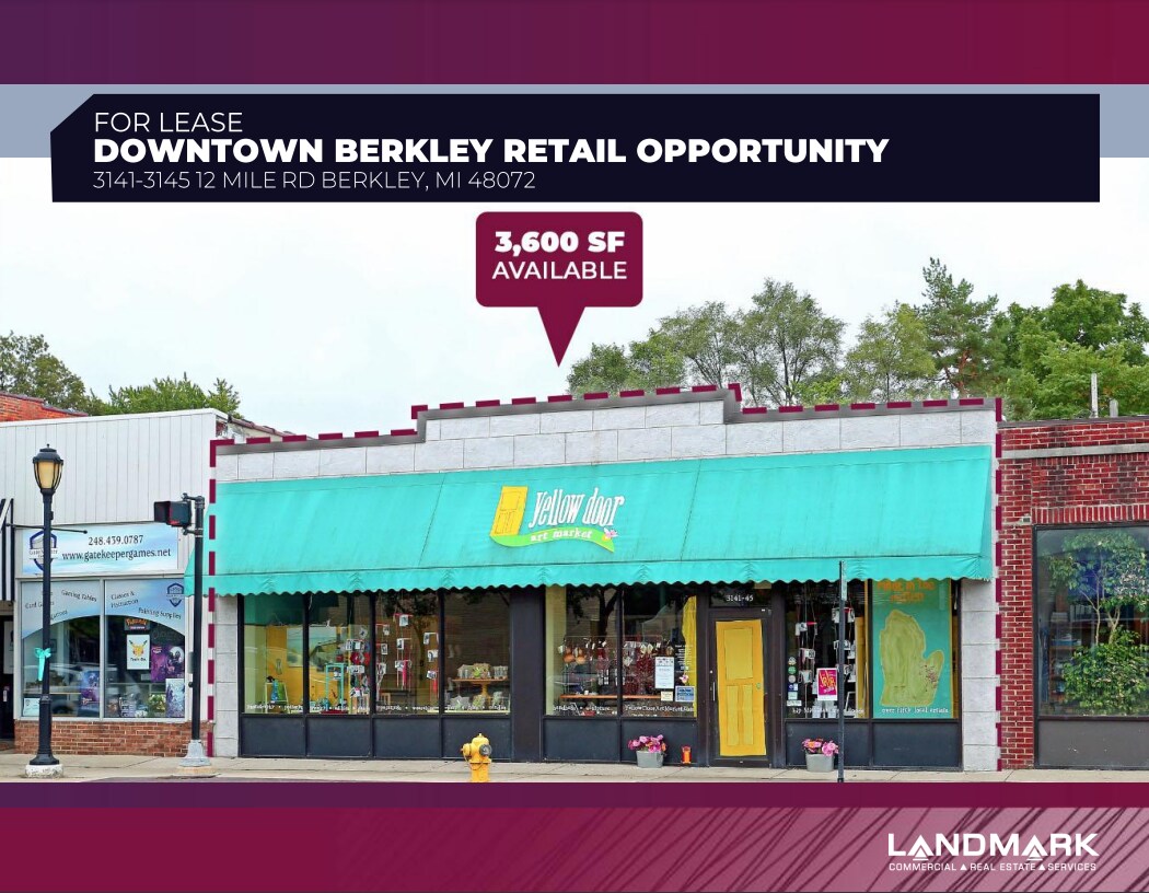 3145 12 Mile Rd, Berkley, MI to rent Building Photo- Image 1 of 5