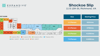 11 S 12th St, Richmond, VA for rent Floor Plan- Image 1 of 4