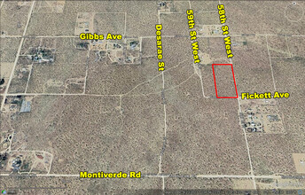 Fickett Ave & 58th St West, Mojave, CA for sale Aerial- Image 1 of 3