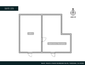 18425 Burbank Blvd, Tarzana, CA for rent Floor Plan- Image 1 of 1