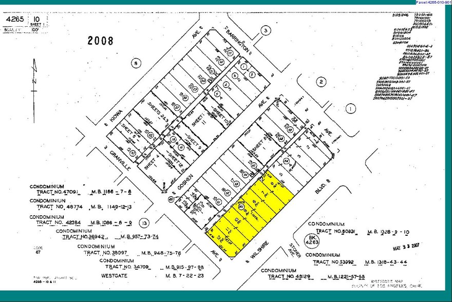 11755 Wilshire Blvd, Los Angeles, CA for rent - Plat Map - Image 2 of 20