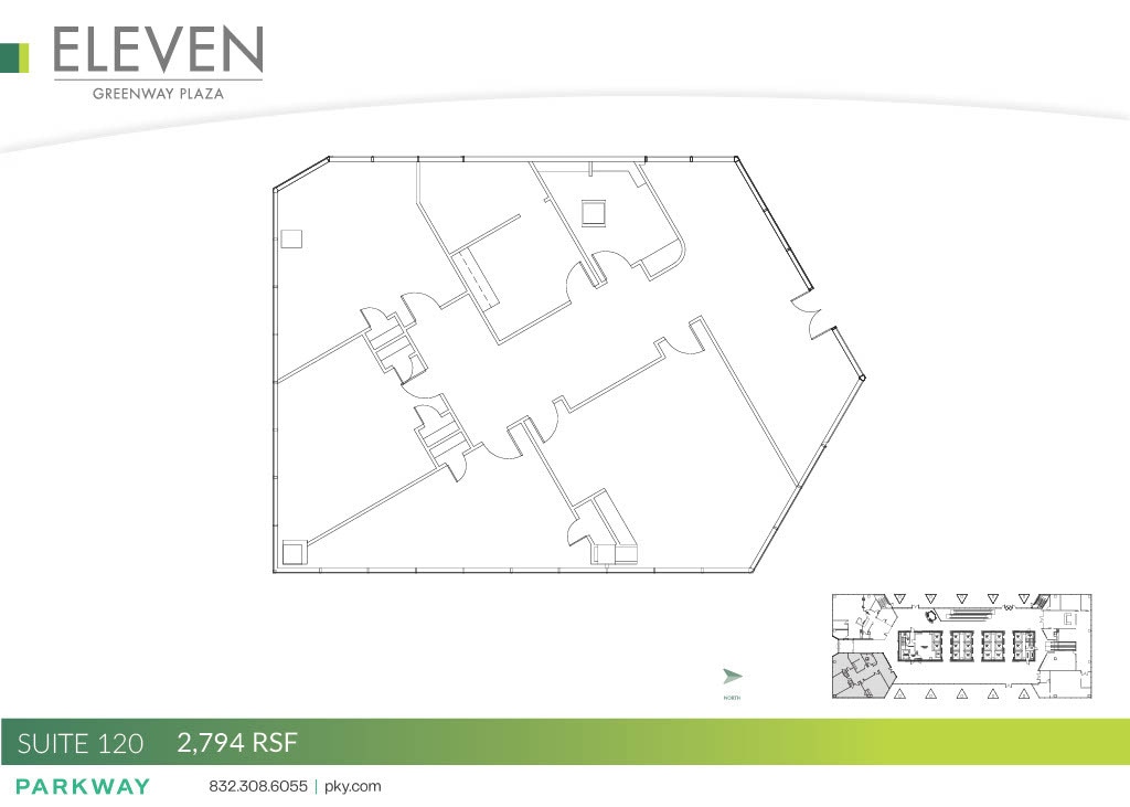 11 Greenway Plz, Houston, TX to rent Floor Plan- Image 1 of 1