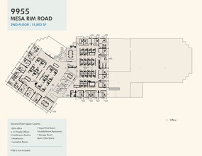 9955 Mesa Rim Rd, San Diego, CA for rent Floor Plan- Image 2 of 12