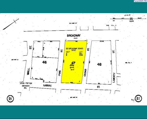 120 Broadway, New York, NY for rent - Plat Map - Image 2 of 34