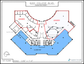 6201 College Blvd, Overland Park, KS for rent Floor Plan- Image 1 of 5