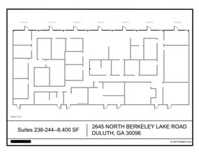 2645 N Berkeley Lake Rd, Duluth, GA for rent Site Plan- Image 1 of 1