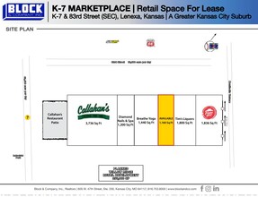 22901-22917 W 83rd St, Lenexa, KS for rent Site Plan- Image 1 of 1