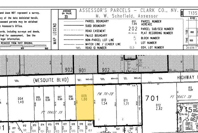 530 W Mesquite Blvd, Mesquite, NV for sale - Plat Map - Image 1 of 1