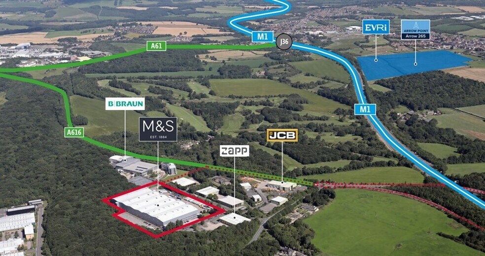 Brookdale Rd, Chapeltown for sale - Aerial - Image 1 of 1