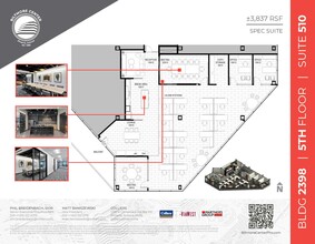 2398 E Camelback Rd, Phoenix, AZ for rent Floor Plan- Image 1 of 5