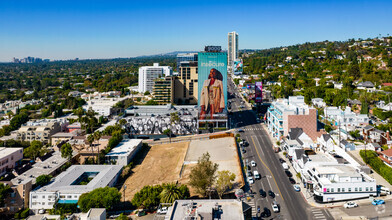 9000 W Sunset Blvd, West Hollywood, CA - aerial  map view