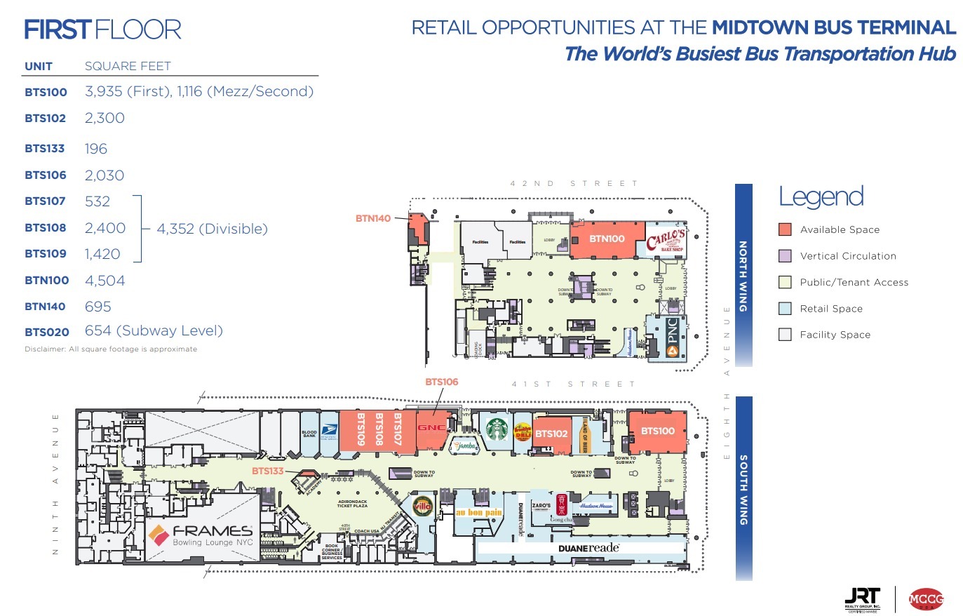 625-649 Eighth Ave, New York, NY for rent Floor Plan- Image 1 of 1