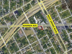 4101 W Warren Ave, Detroit, MI for sale Aerial- Image 1 of 2