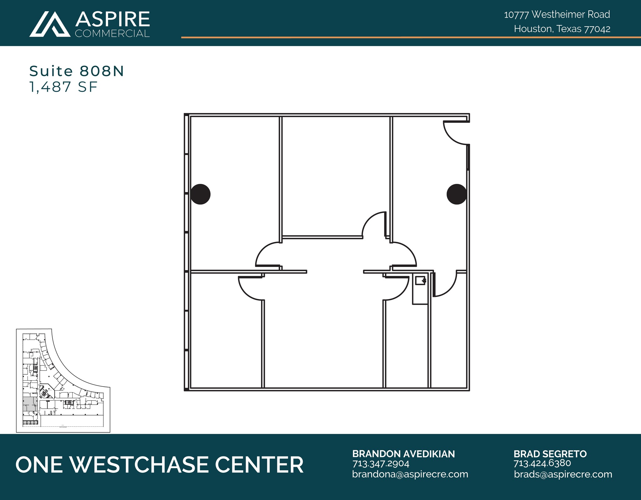 10777 Westheimer Rd, Houston, TX to rent Floor Plan- Image 1 of 1