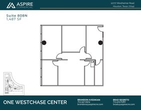 10777 Westheimer Rd, Houston, TX to rent Floor Plan- Image 1 of 1