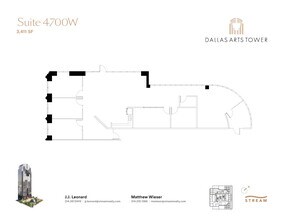 2200 Ross Ave, Dallas, TX for rent Floor Plan- Image 1 of 1