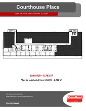 12 SE 7th St, Fort Lauderdale, FL for rent Floor Plan- Image 1 of 1