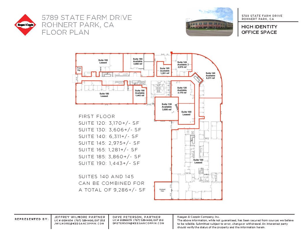 5789 State Farm Dr, Rohnert Park 94928 Premiere Office Space for Lease