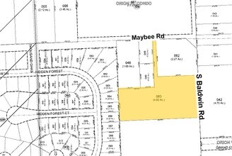 3590 S Baldwin Rd, Orion Township, MI for sale Plat Map- Image 1 of 2