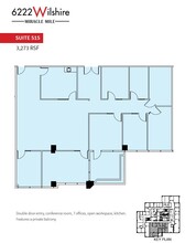 6222 Wilshire Blvd, Los Angeles, CA to rent Floor Plan- Image 1 of 1