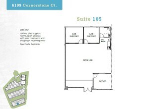 6185 Cornerstone Ct E, San Diego, CA for rent Floor Plan- Image 1 of 1