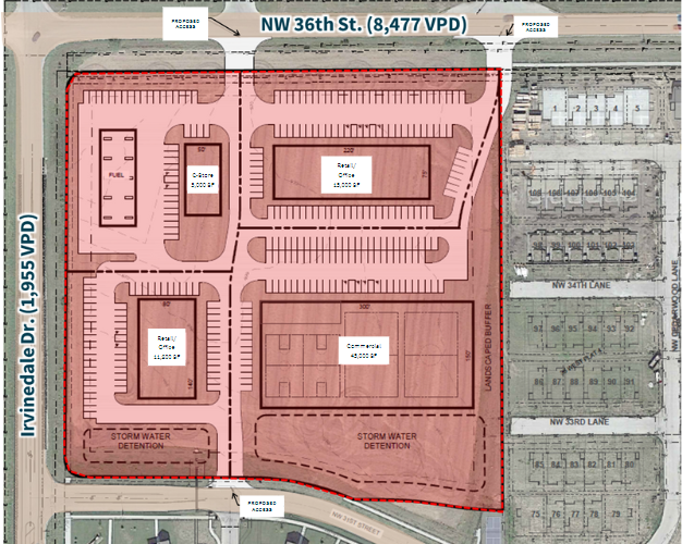 SEC of 36th Street and Irvinedale Drive, Ankeny, IA for sale - Building Photo - Image 2 of 2