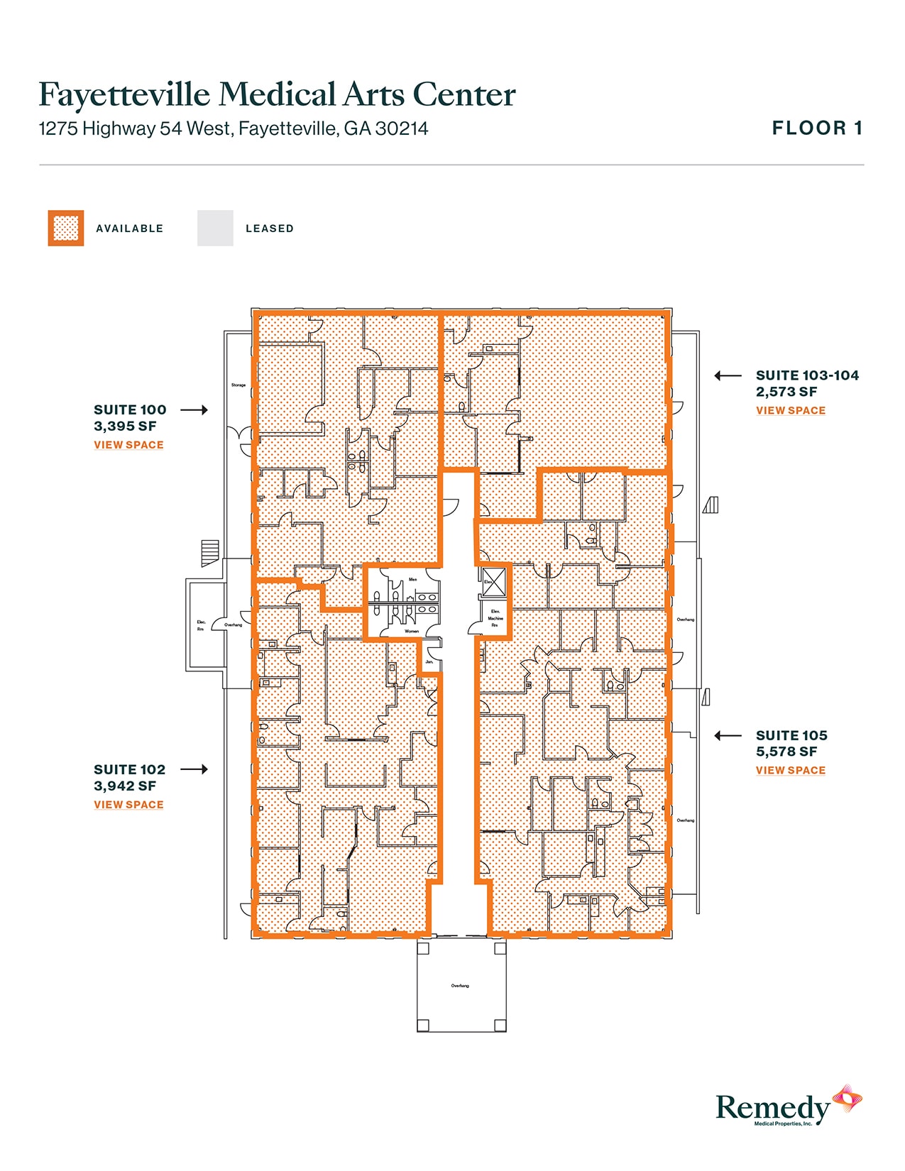 1275 Highway 54 W, Fayetteville, GA to rent Floor Plan- Image 1 of 1