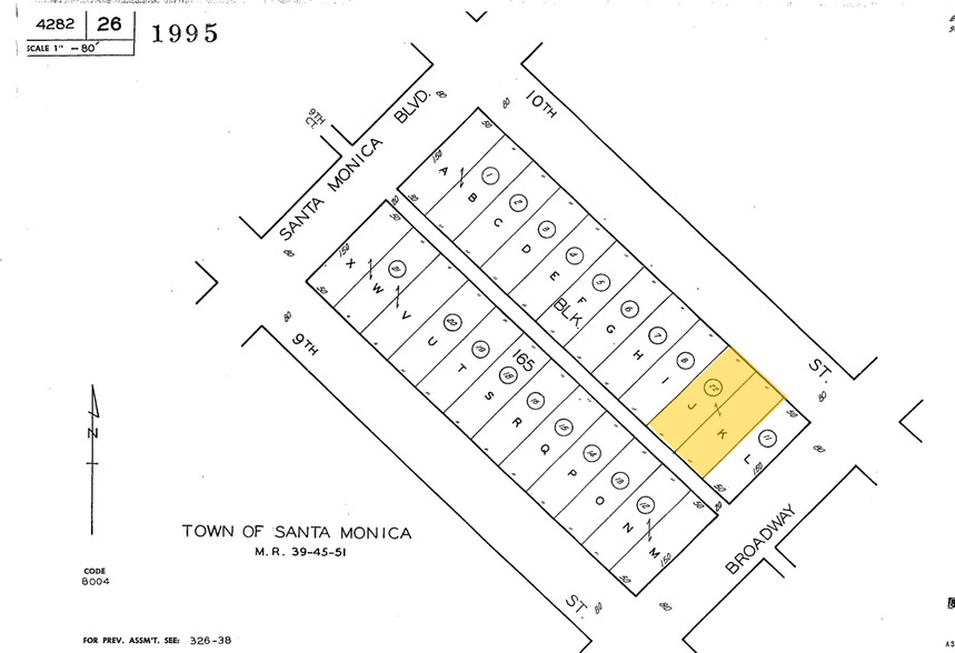 1450 10th St, Santa Monica, CA for rent - Plat Map - Image 2 of 4