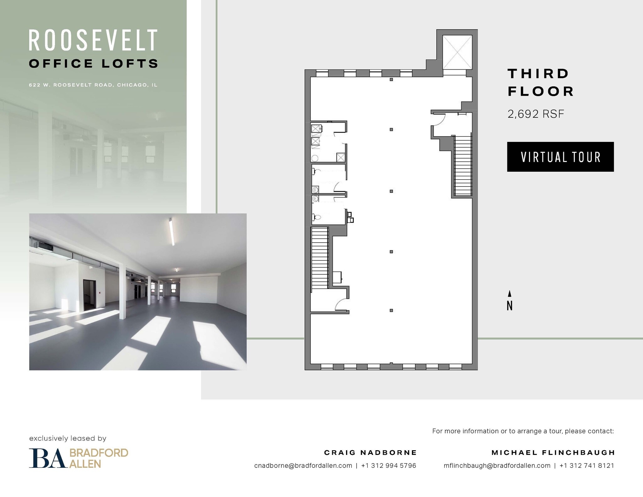 622 W Roosevelt Rd, Chicago, IL to rent Floor Plan- Image 1 of 2