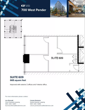 700 W Pender St, Vancouver, BC for rent Floor Plan- Image 1 of 1