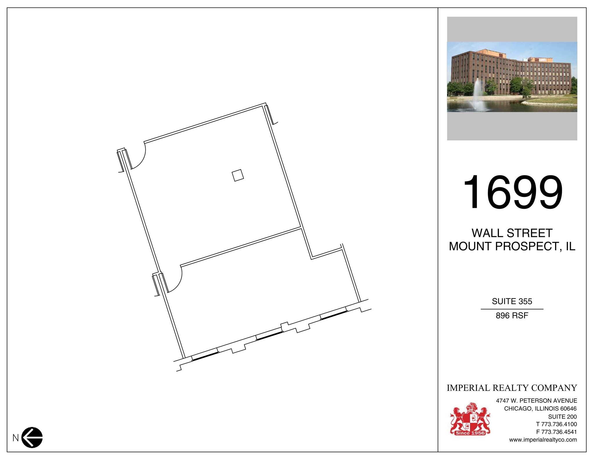 1699 Wall St, Mount Prospect, IL to rent Site Plan- Image 1 of 1