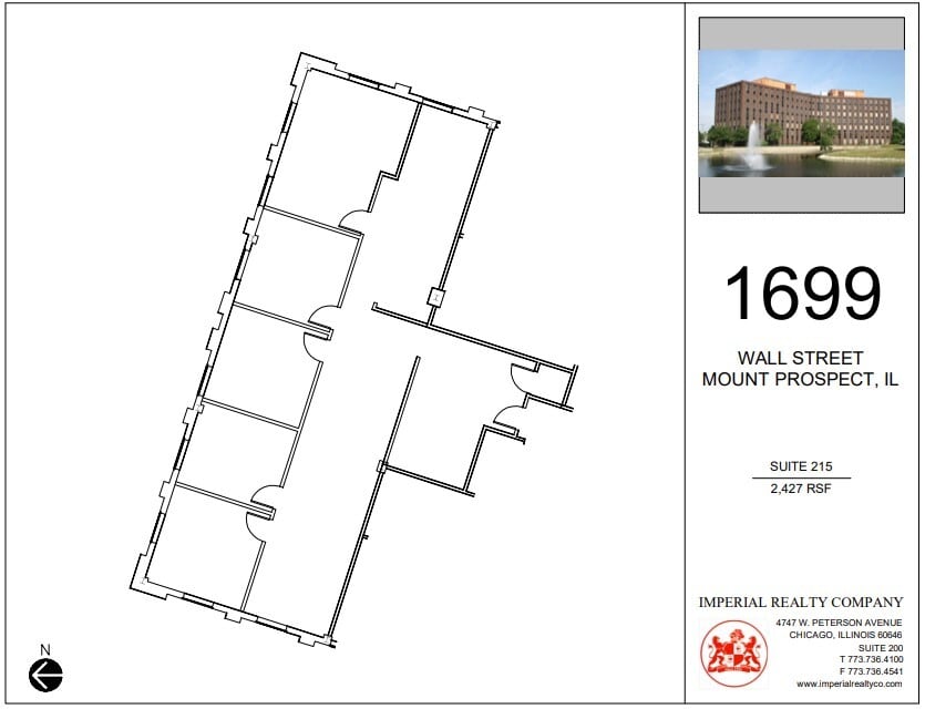 1699 Wall St, Mount Prospect, IL to rent Floor Plan- Image 1 of 7