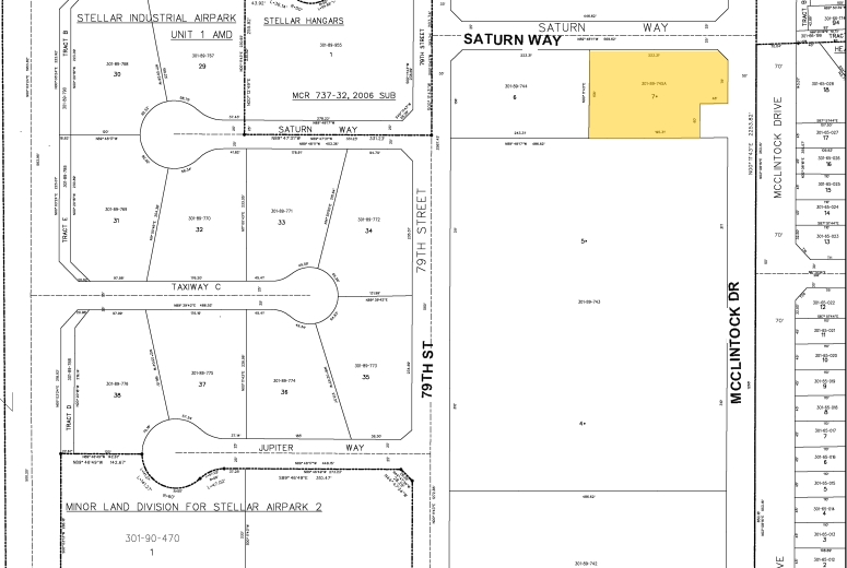 100 S McClintock Dr, Chandler, AZ for sale - Plat Map - Image 2 of 13