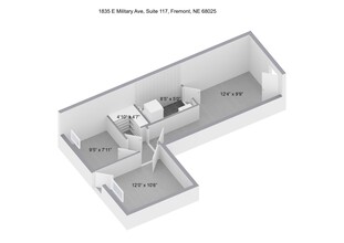 1835 E Military Ave, Fremont, NE for rent Floor Plan- Image 2 of 8