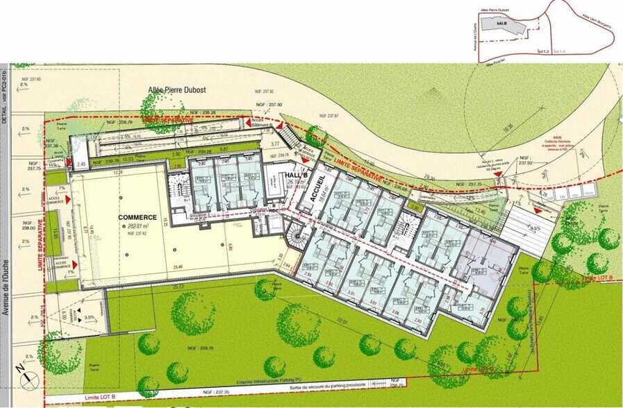 Retail in Dijon to rent - Floor Plan - Image 3 of 3