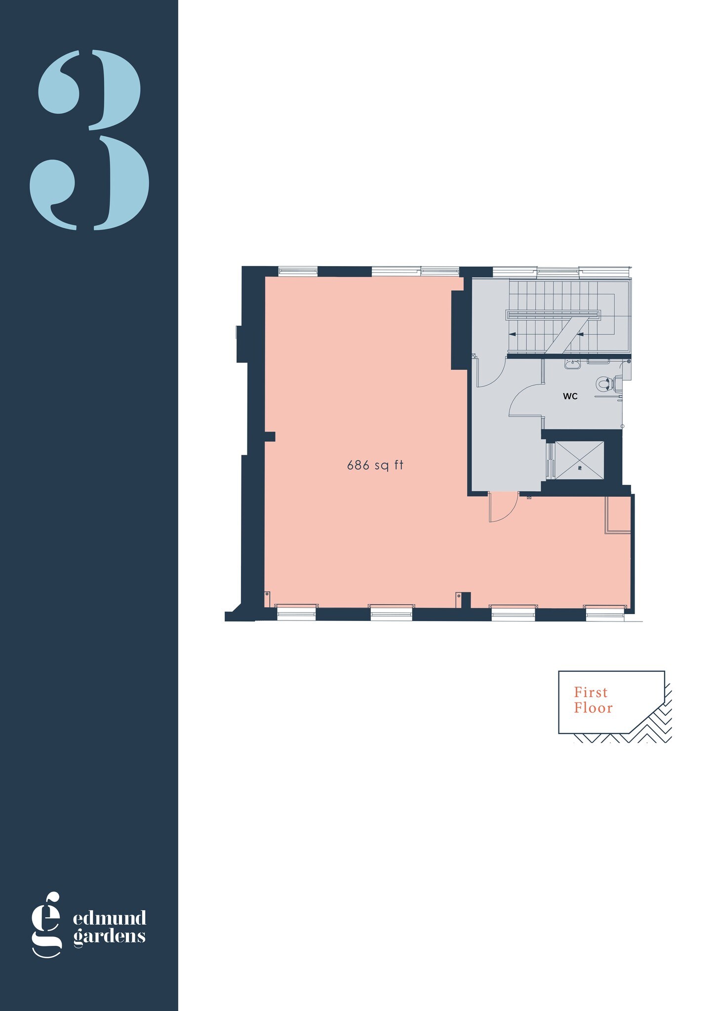 117-119 Edmund St, Birmingham to rent Site Plan- Image 1 of 1