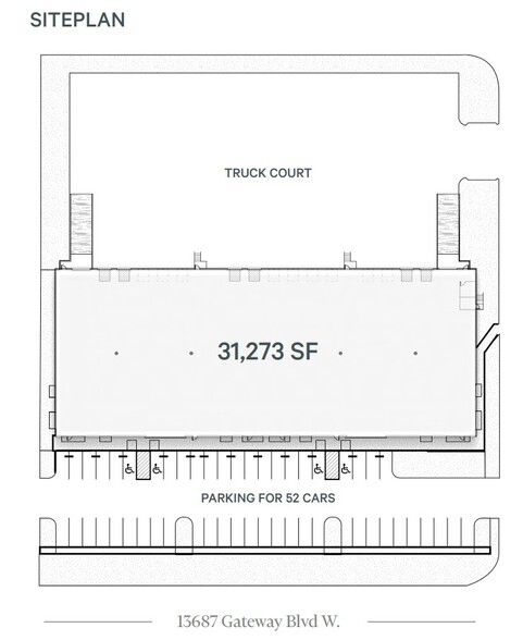 13687 Gateway Blvd W, El Paso, TX for rent - Site Plan - Image 2 of 3