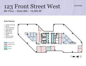 123 Front St W, Toronto, ON for rent Floor Plan- Image 1 of 1