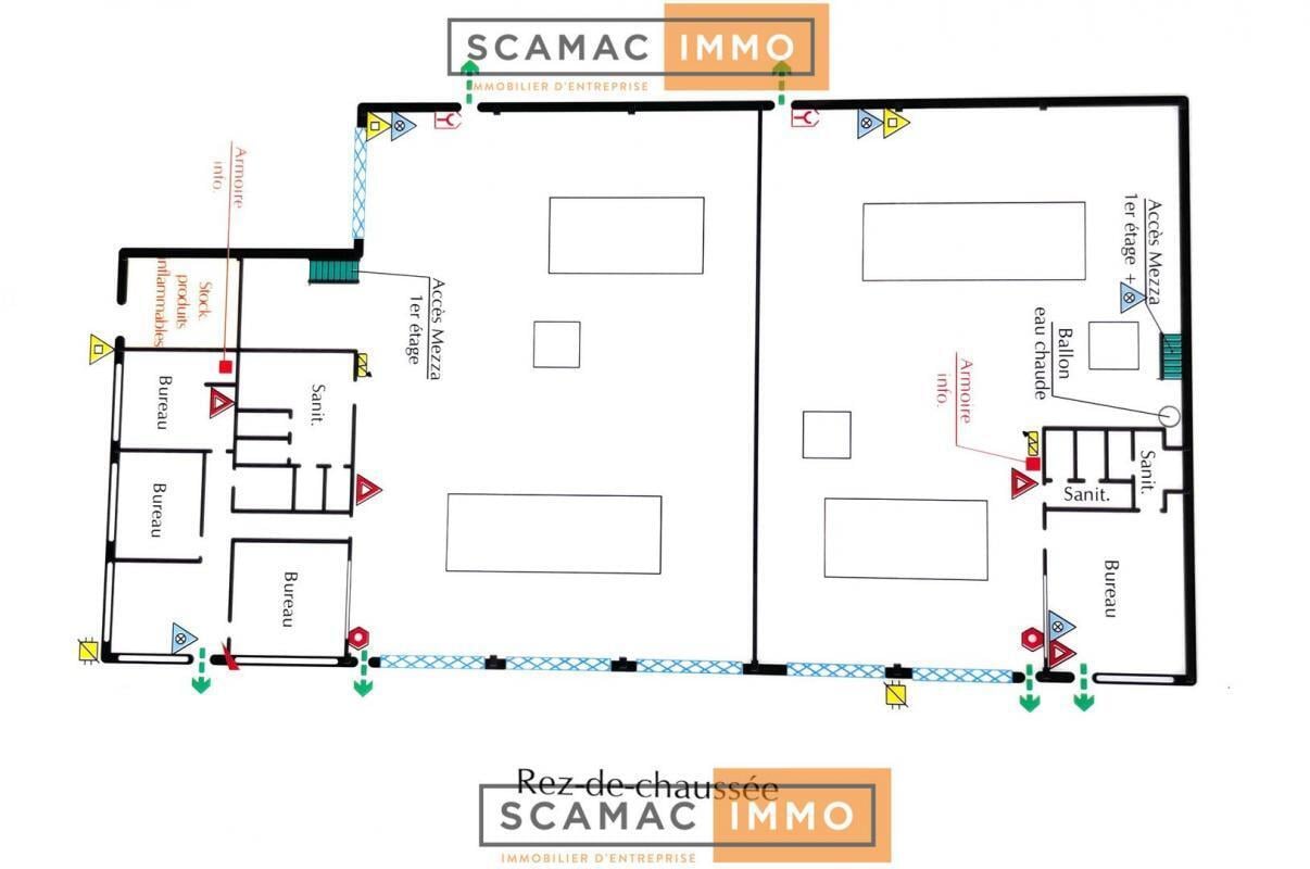 Light Industrial in Guibeville for sale Floor Plan- Image 1 of 9
