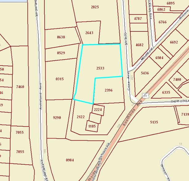 207 Coxe Ave, Asheville, NC for rent - Plat Map - Image 2 of 4