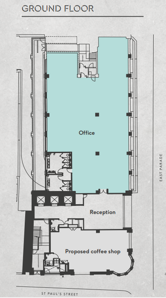 1 East Parade, Leeds for rent - Floor Plan - Image 2 of 7