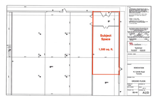 41 Colville Rd, Toronto, ON for rent Floor Plan- Image 1 of 1