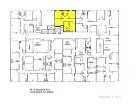 3816 Woodruff Ave, Long Beach, CA to rent Site Plan- Image 1 of 2
