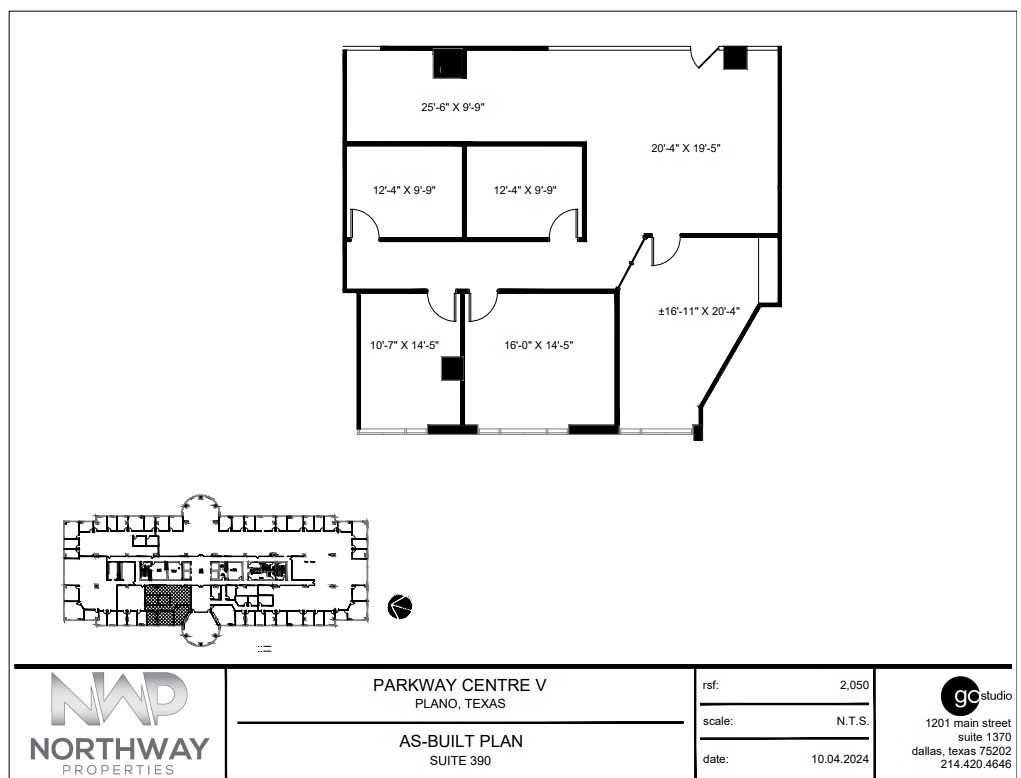 2500 N Dallas Pky, Plano, TX for rent Floor Plan- Image 1 of 1