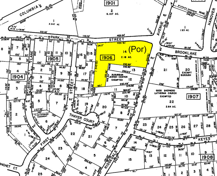 171 Ridgedale Ave, Florham Park, NJ for rent - Plat Map - Image 2 of 28