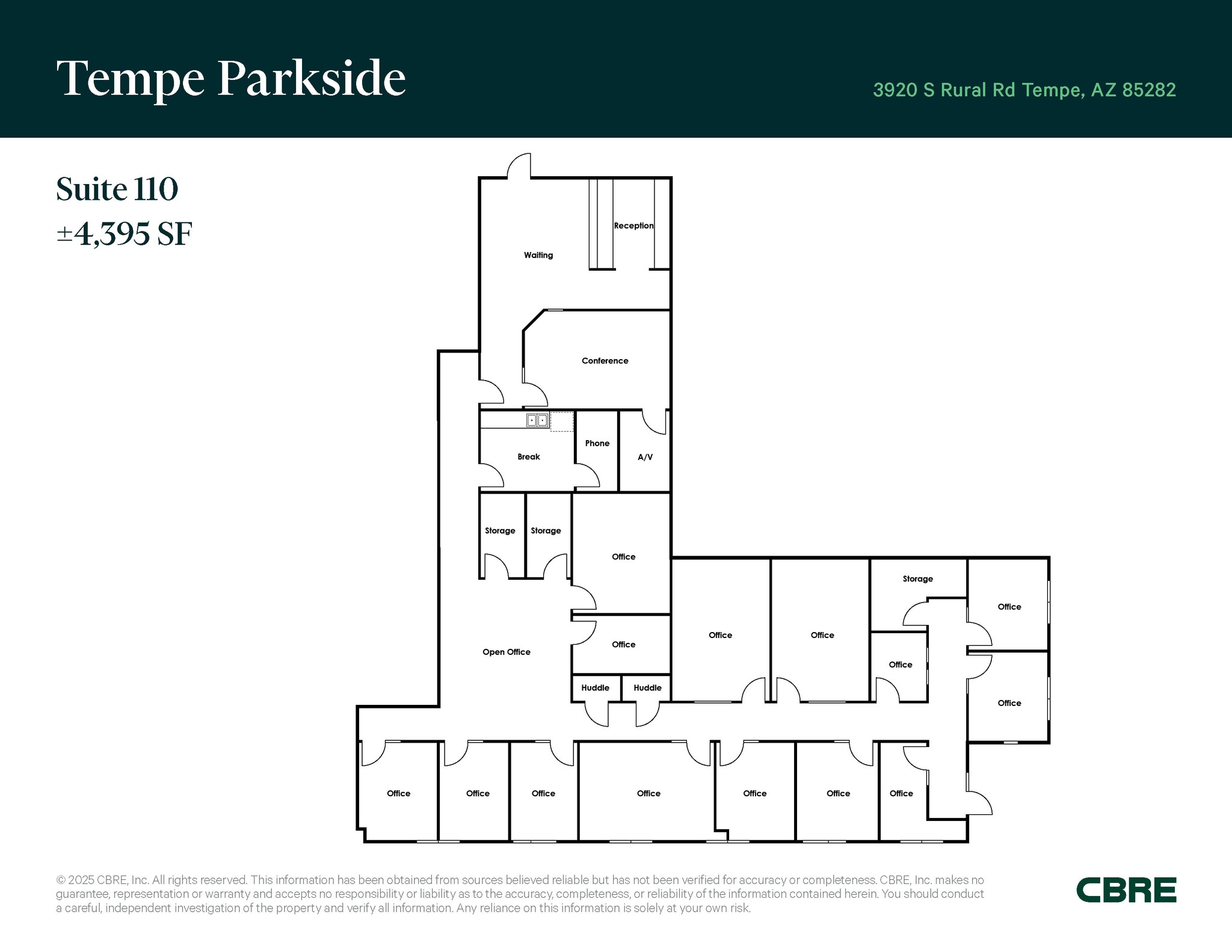 3920 S Rural Rd, Tempe, AZ to rent Floor Plan- Image 1 of 1