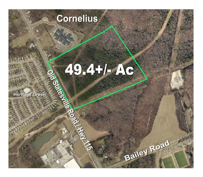 Hwy 115, Cornelius, NC for sale - Aerial - Image 1 of 2